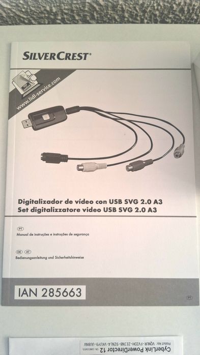 Digitalizador de vídeo USB - SILVERCREST