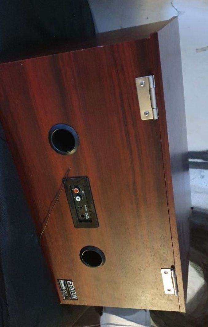 Gramofon styl retro usb wbudowane glośniki radio  usb aux