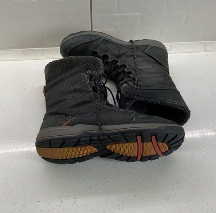 Ботинки нубукові термочеревики ECCO Yakutia Hydromax.Чоботи зимові 41