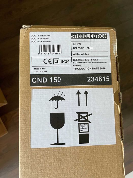 Elektryczny grzejnik promiennik konwektorowy STIEBEL ELTRON CND 150