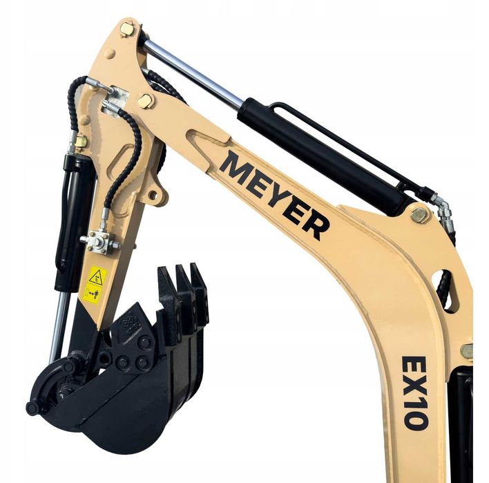 Minikoparka Meyer EX10 - skrętne ramie - JCB CAT CASE KOMATSU
