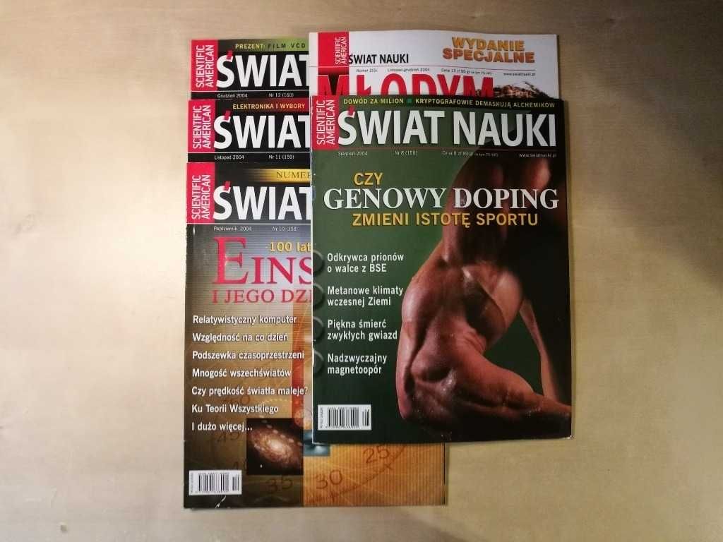 Świat Nauki - numery z roku 2004