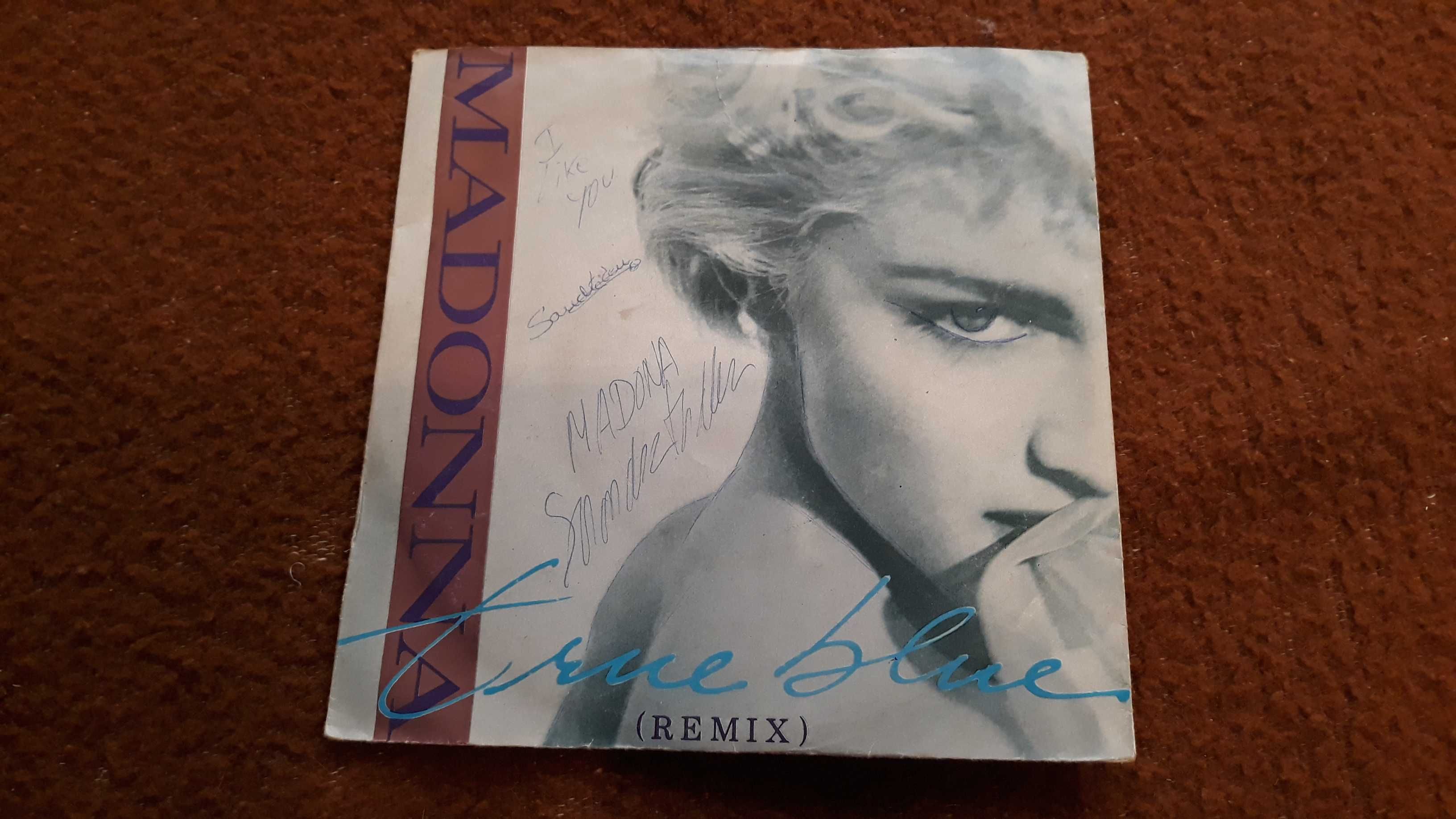 2 singles Madonna - True Blue ( Remix ) - portes incluídos