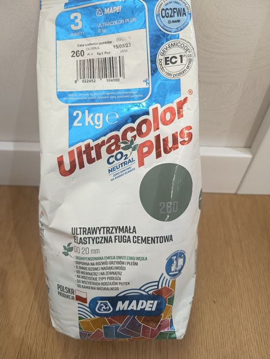 Mapei fuga 260 oliwkowa zielona 2kg
