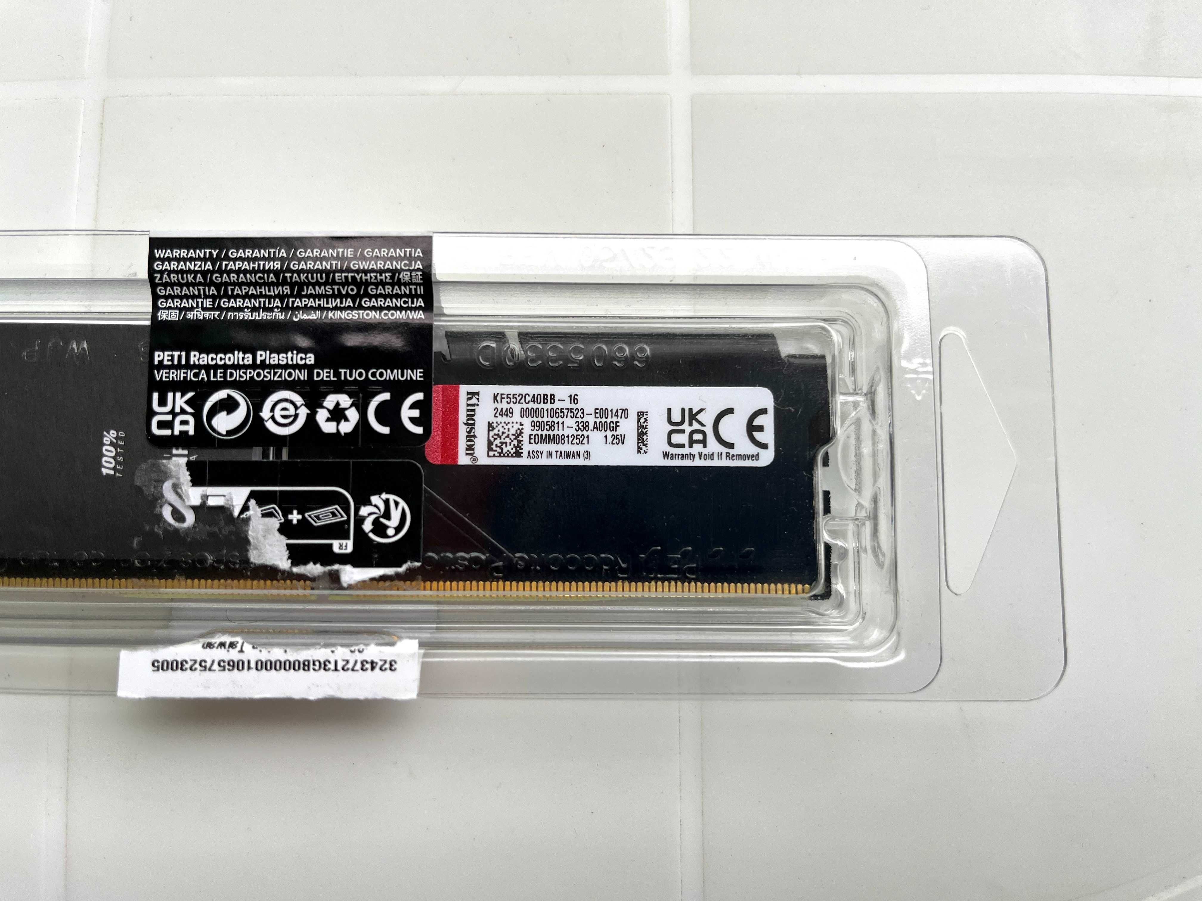 Pamięć RAM Kingston Fury 16GB DDR5 5200 MT/s CL40