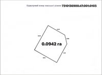 0.0942 ГА під БУДІВНИЦТВО по вул. Таманській (р-н вул. Хотинської)