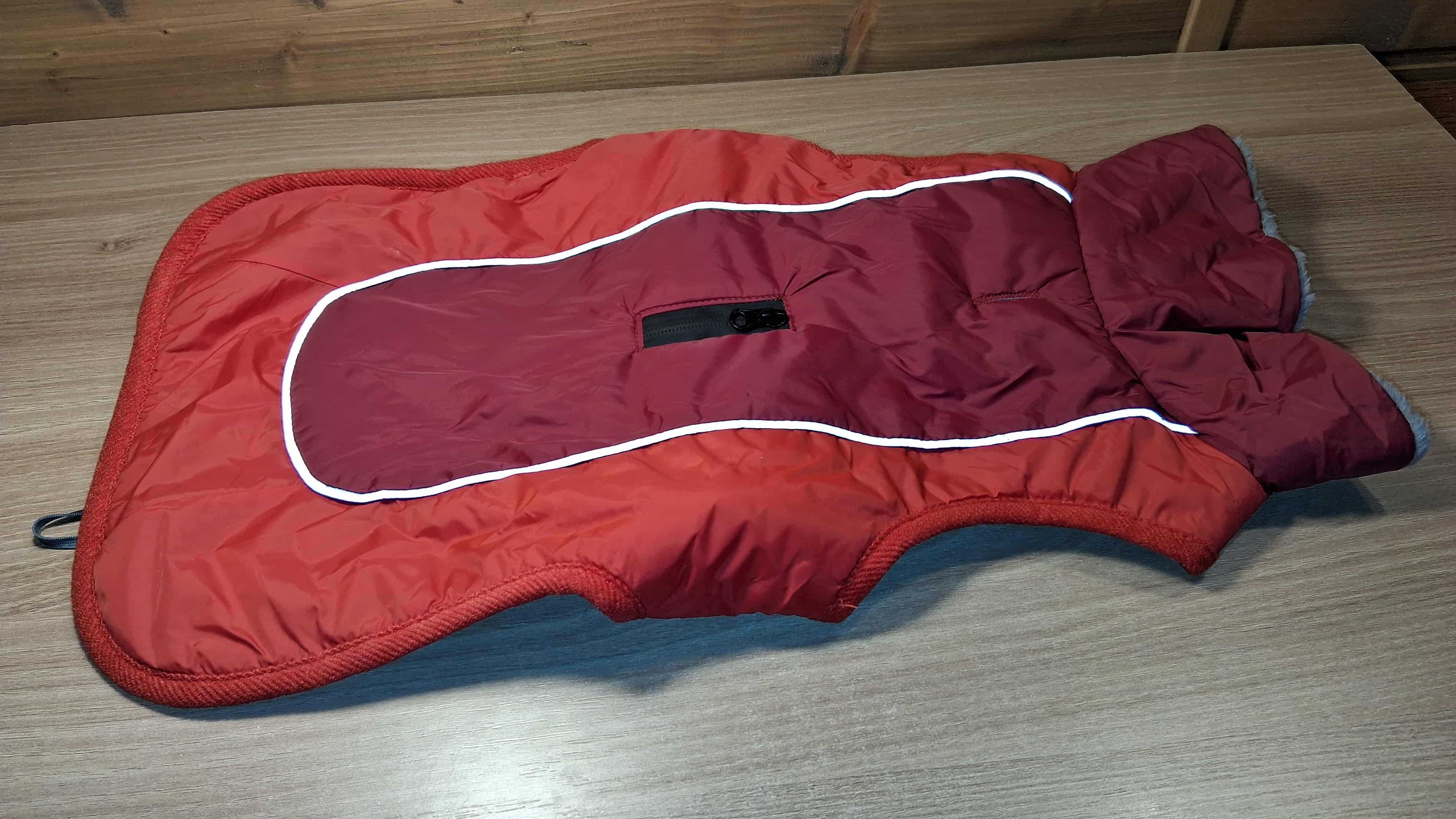 Nowe Ciepłe Ubranko Kurtka Dla Psa Na Zimę Polar Dł. 45cm Odblaski