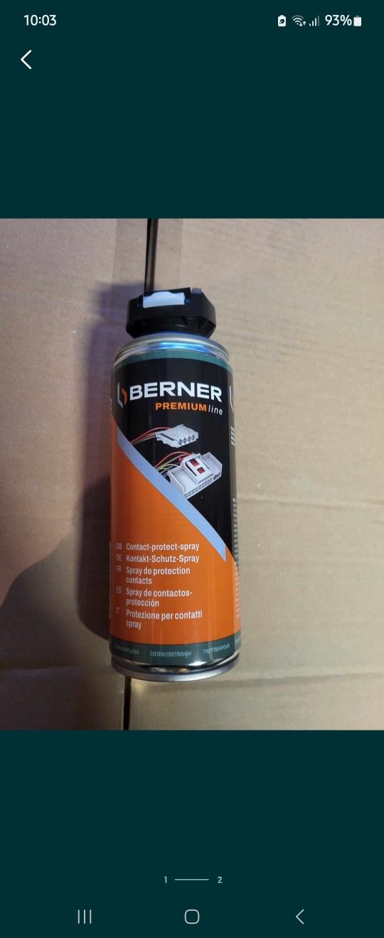 Berner spray do styków z uszczelniaczem