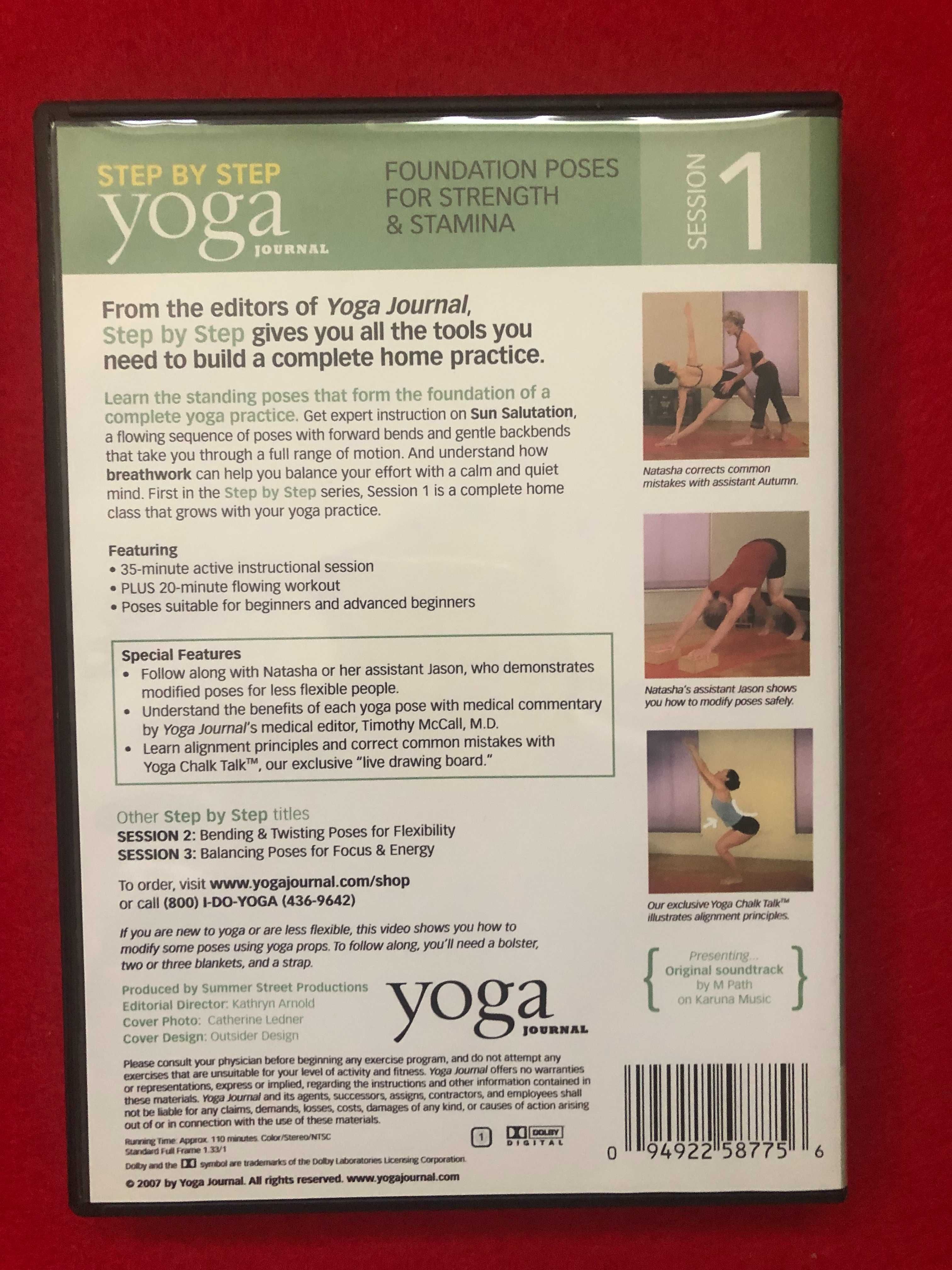 Step by Step Yoga Boxset 3 DVD's Natasha Rizopoulos