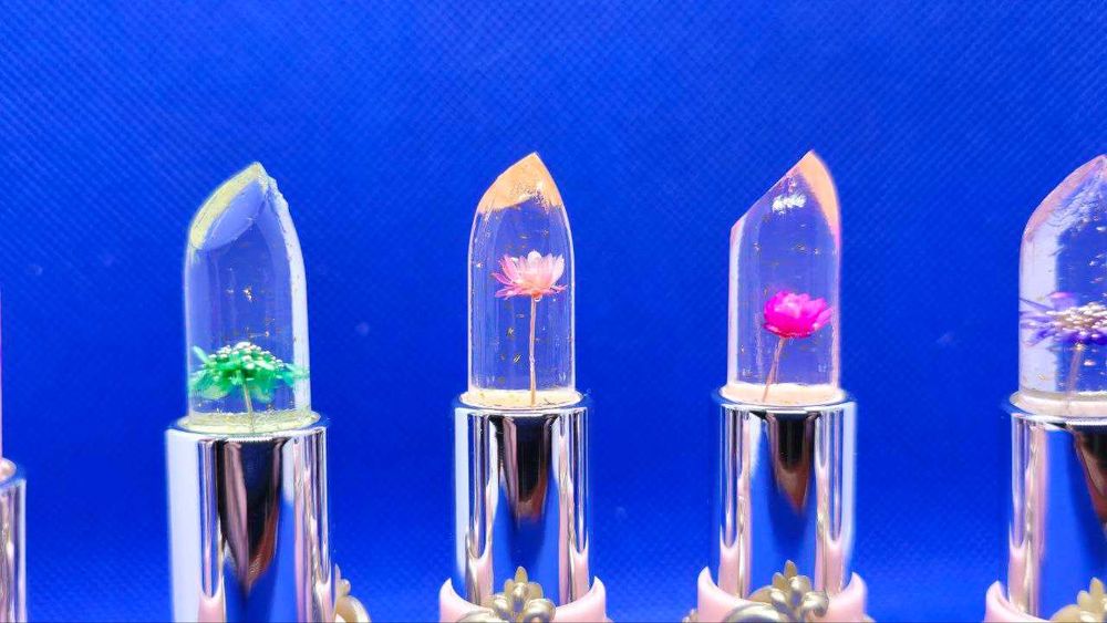 Помада з квіткою всередені JellyCrystal