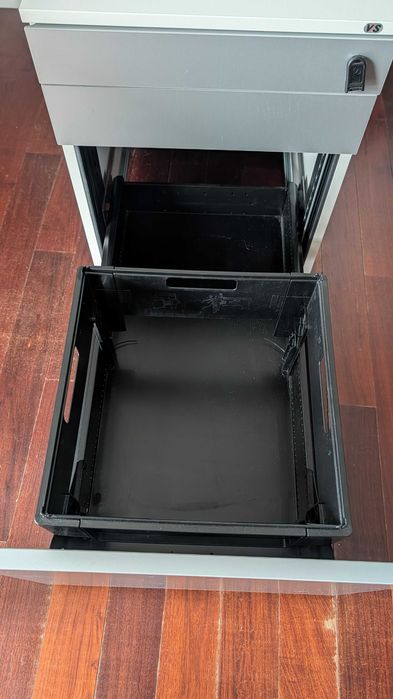 Biurko regulowane, kontener na dokumenty vs-furniture