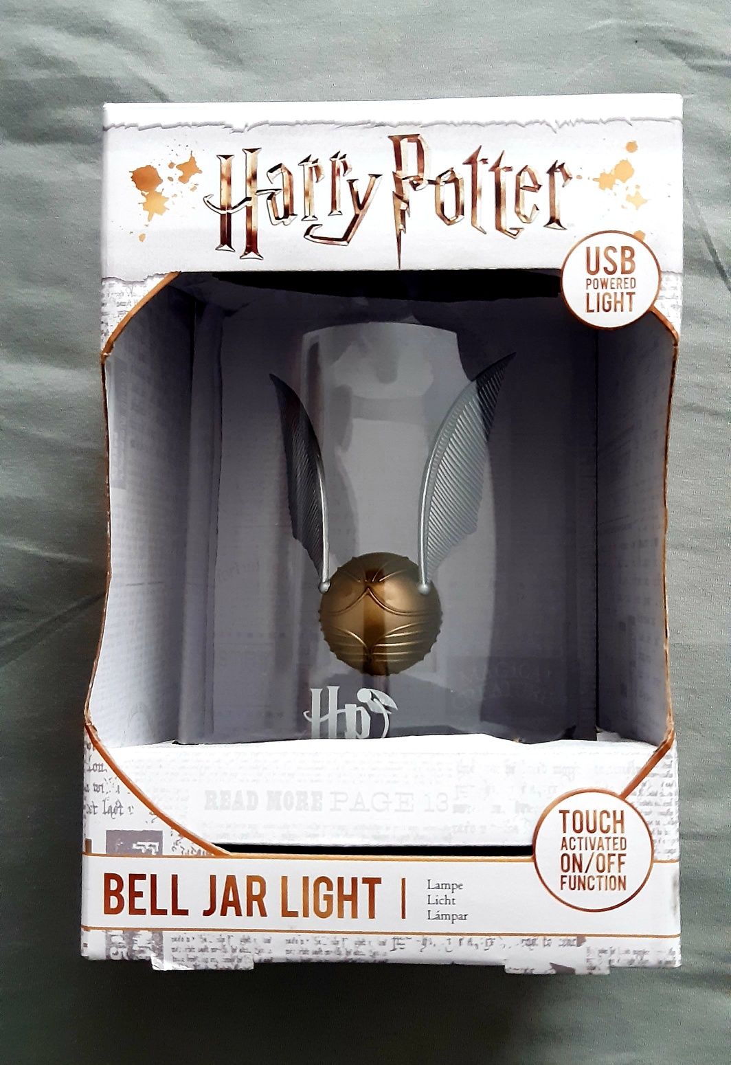 Harry Potter lampka złoty znicz
