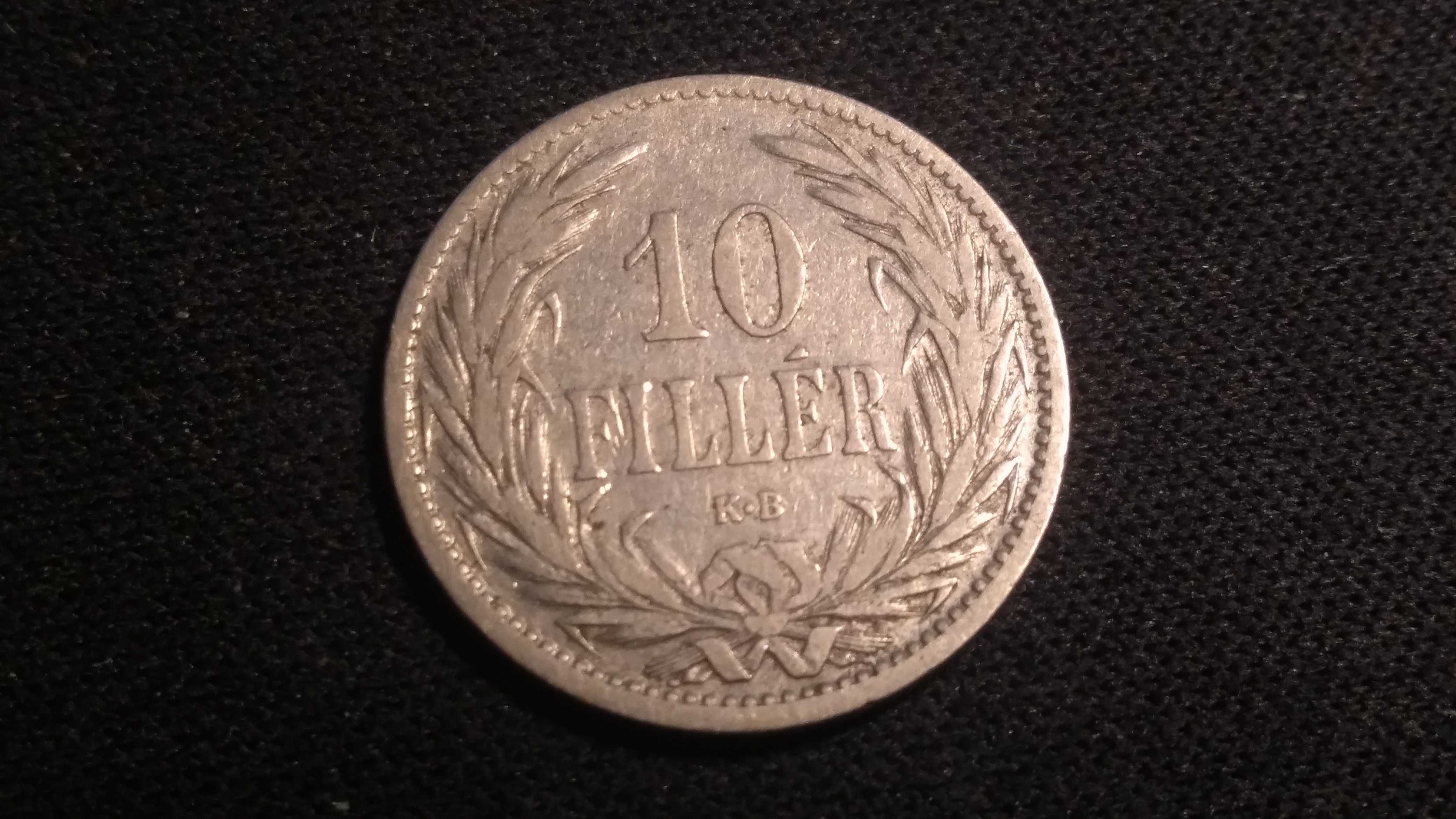 10 Filler fillerów 1894 Węgry