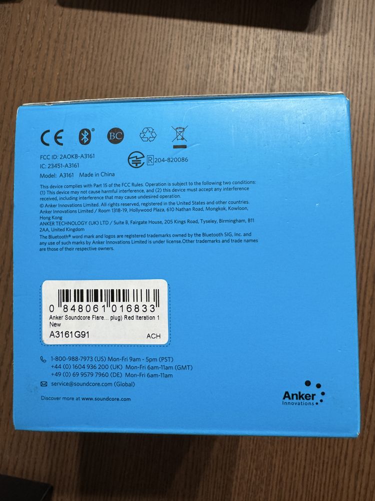 Anker Soundcore Flare Czerwony (A3161G91)