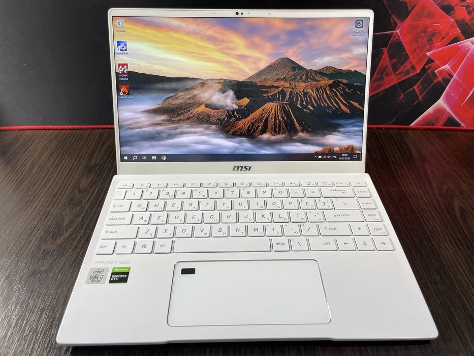 Легкий Ноутбук MSI Prestige 14 Core i7 GTX1650