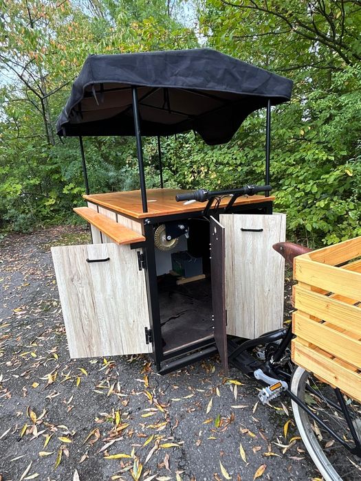 Rower gastronomiczny, food bike, coffee bike.