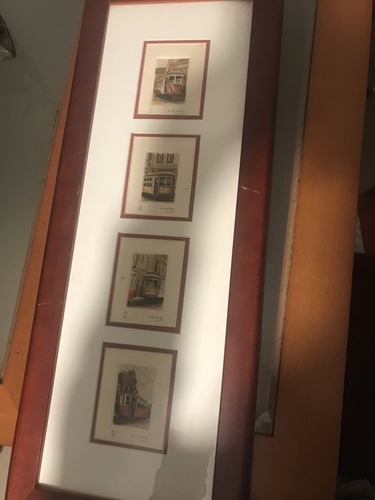 Lote de 9 serigrafias
