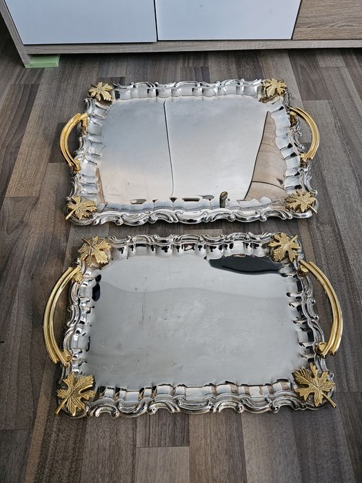 Platerowane Tace do serwowania w Opakowaniu