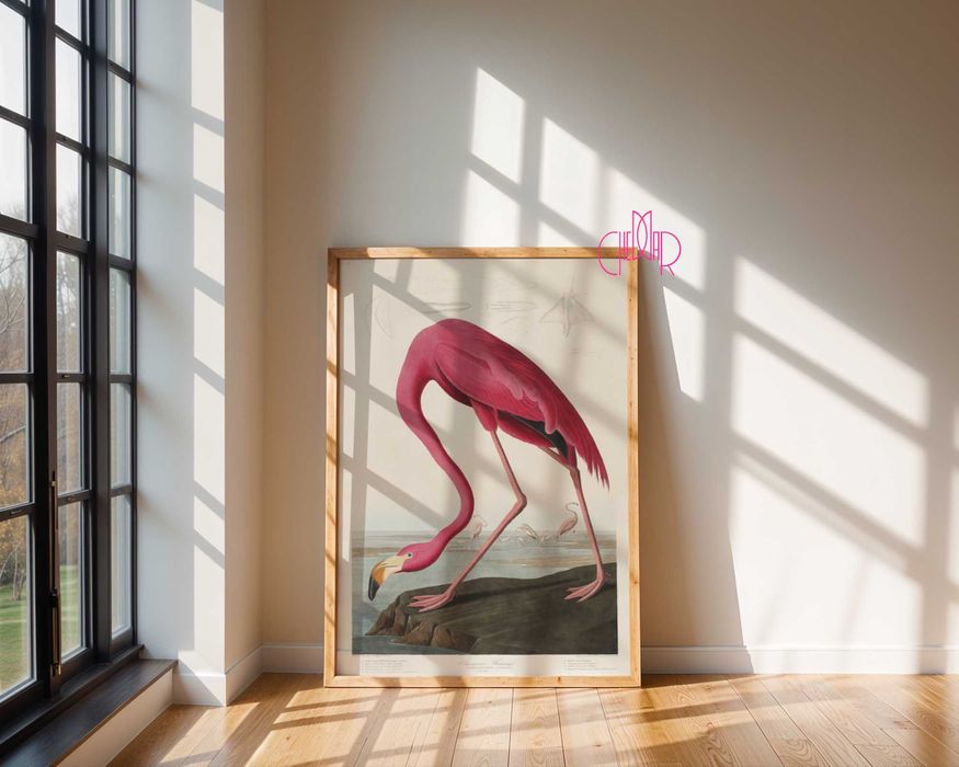 Plakat Amerykański Flaming