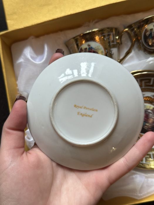 Набір фарфоровий Royal Porcelain England (6 чашок + 6 блюдець, новий)