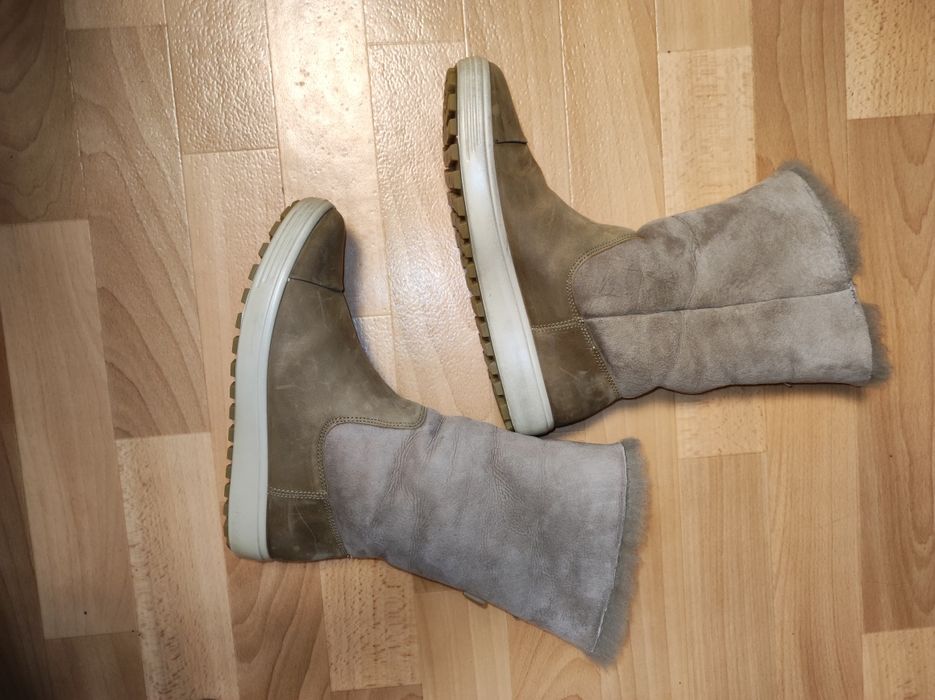 ЕССО, 38р. чоботи, черевики, наруральне хутро