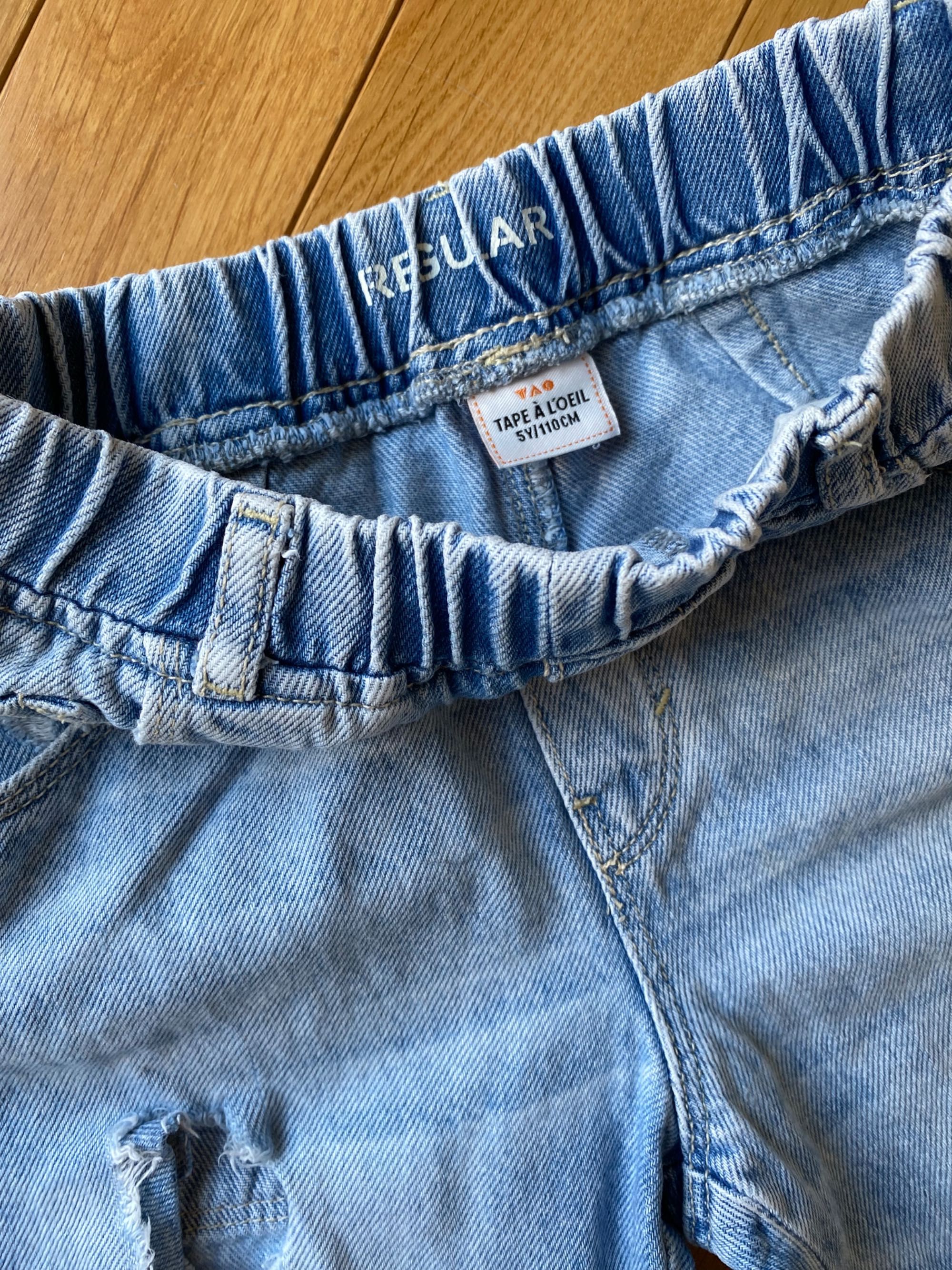 Spodnie jeansowe chłopięce Tape a loeil r 110 stan bdb