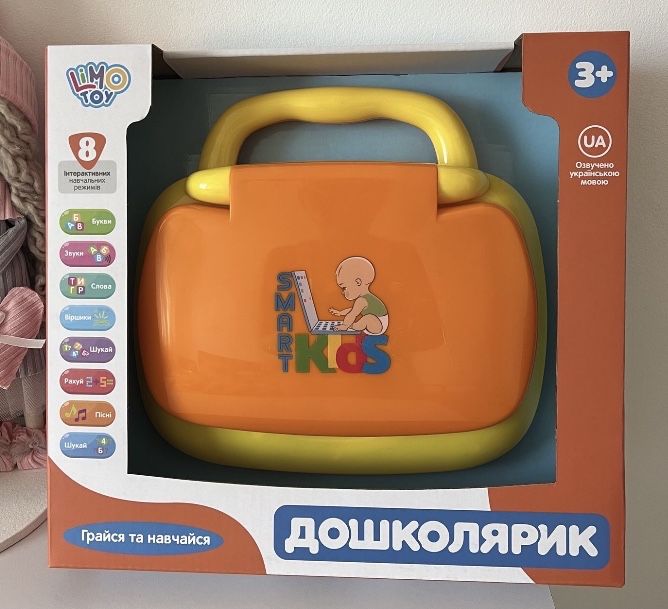 Дитячий навчальний ноутбук інтерактивна іграшка детский ноутбук