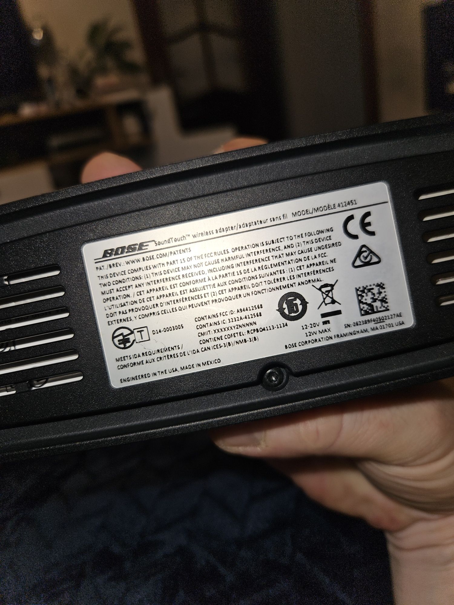 Bose soundtouch wireless adapter