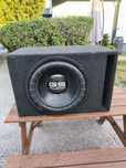 Subwoofer GS Audio silver 15 2500 RMS potwór mega bass szczelina tanio