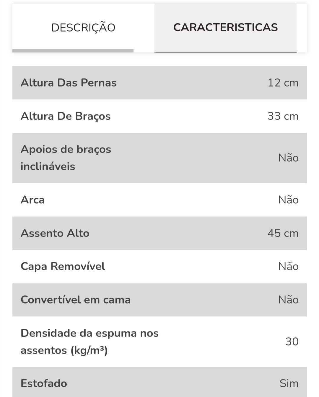 Sofa em couro de 3 lugares de cor vermelho