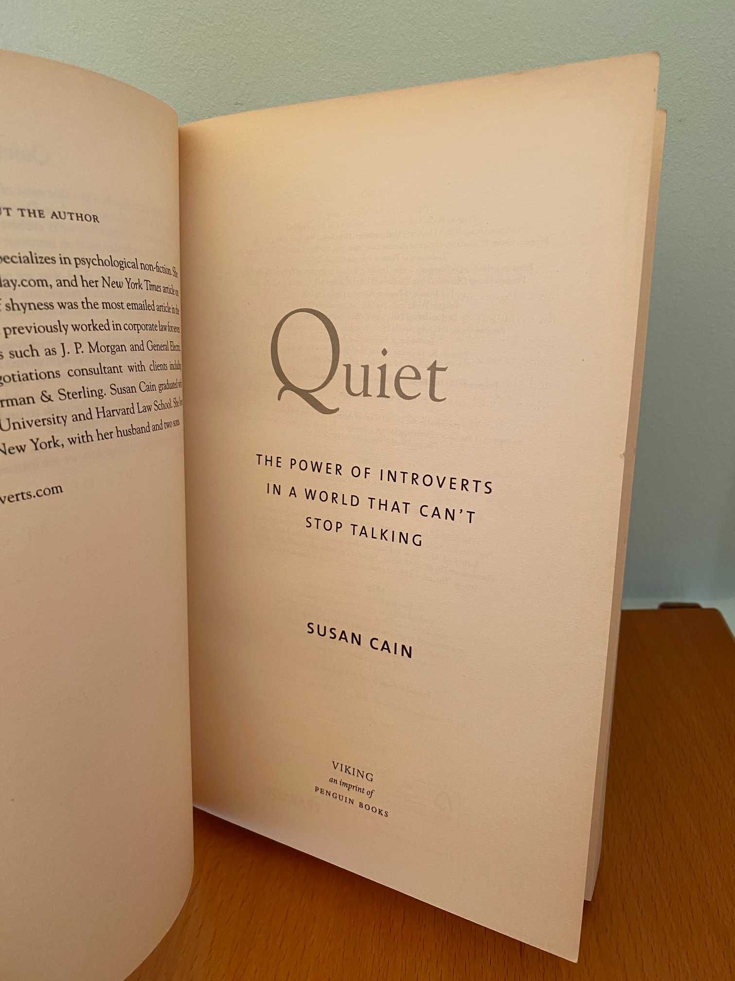 Quiet - The Power of Introverts in a World That Can't Stop Talking