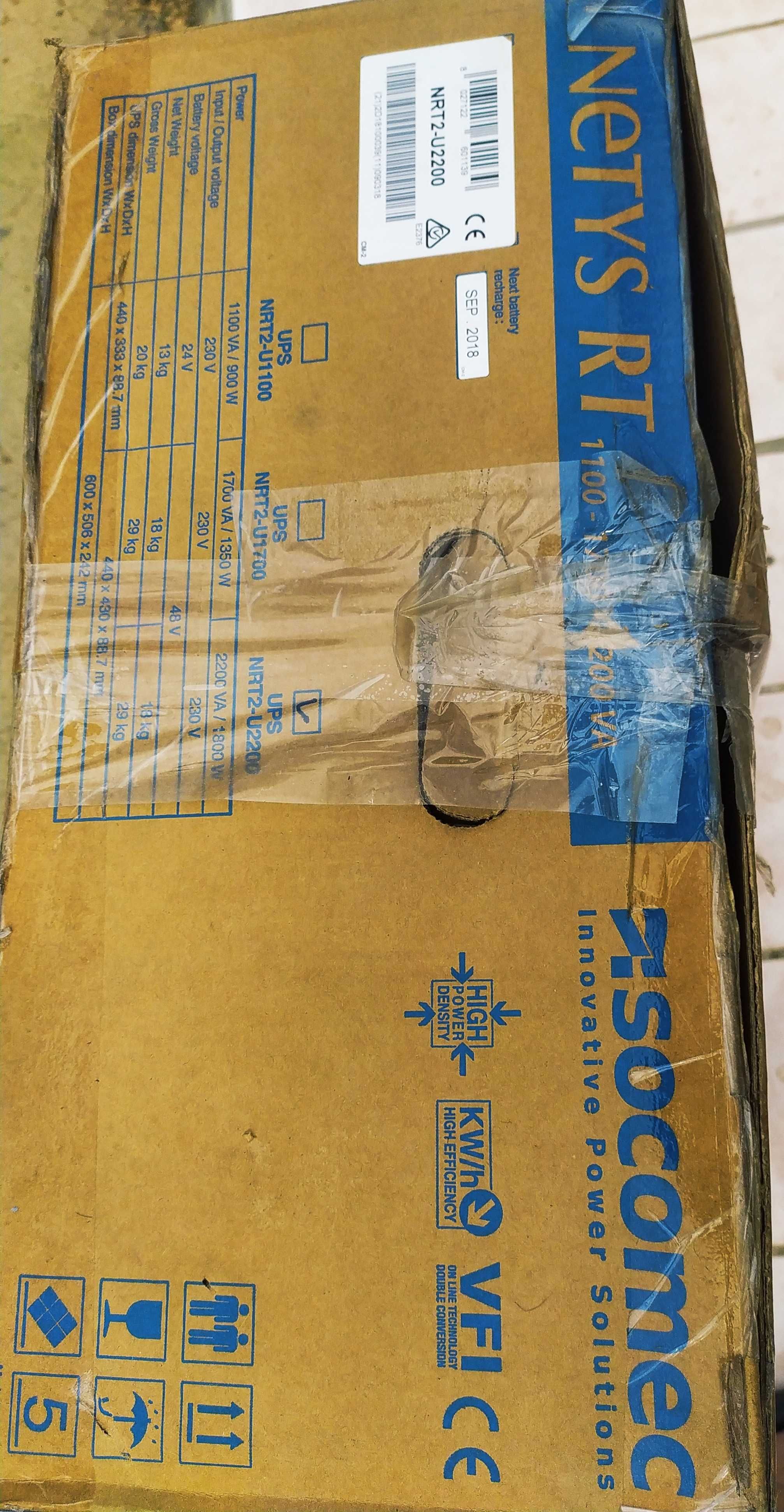 ИБП UPS инвертор Netys NRT2-U2200 Socomec як є (не вмикається)