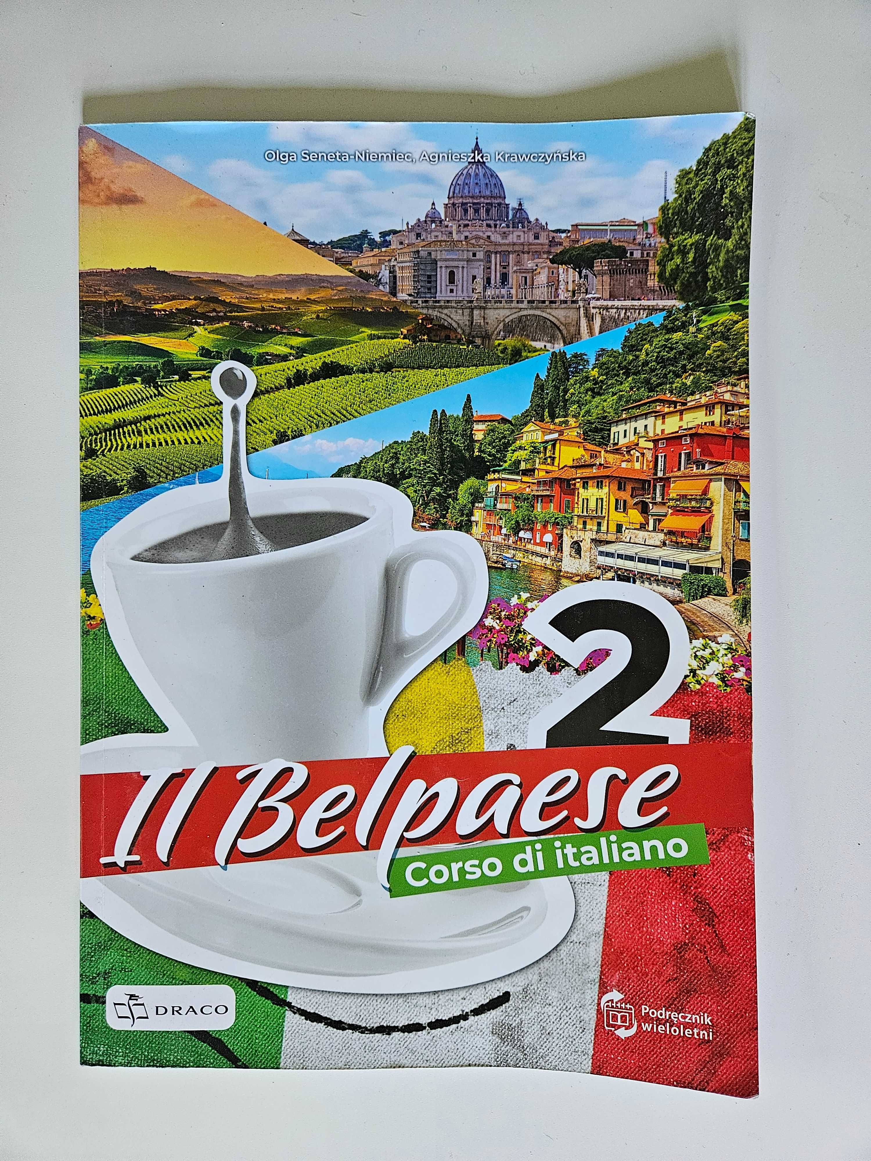Il Belpaese 2, podręcznik do języka włoskiego, PRAWIE JAK NOWY