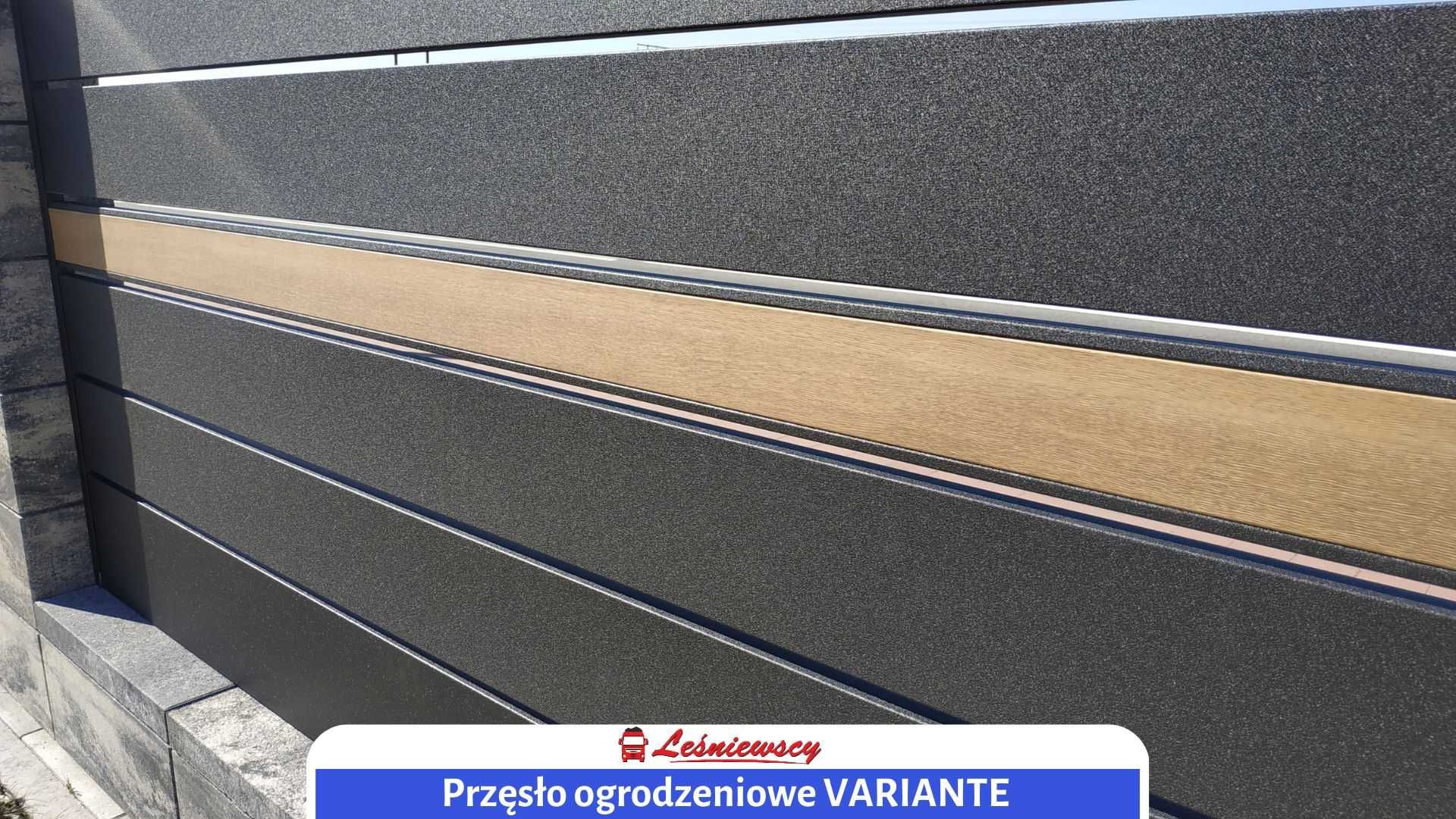 Panel ogrodzeniowy modny poziome metalowe VARIANTE 120x200 OD RĘKI!
