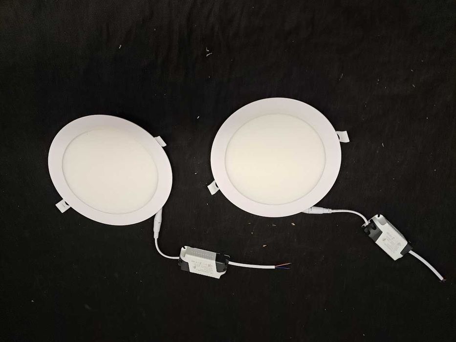 Led wpuszczany w sufit 18 W 6500 K Barwa zimna komplet 2 sztuki