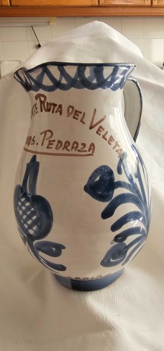 Jarro decorativo com publicidade de Restaurante, Granada, ano de 1993.