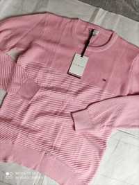 Różowy sweterek Tommy Hilfiger