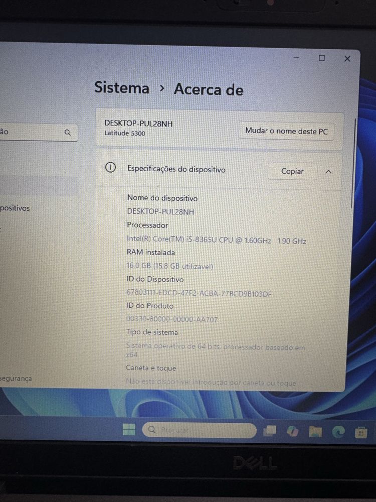 Dell Latitude 5300 ddr4 M2
