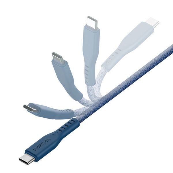 Kabel 3A Pd Mfi 60W Charge Usb-C Energea Niebieski/Blue Lightningc94