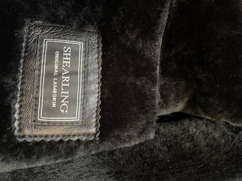 Дубленка  Бомбер мужская