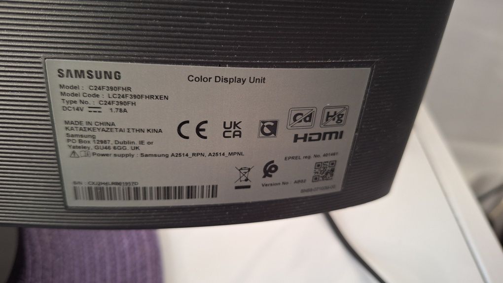 Monitor gamingowy 24"