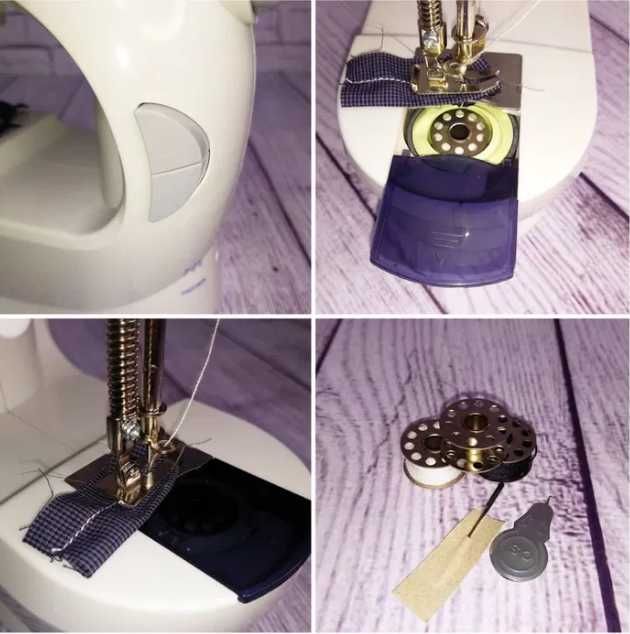 Портативна швейна машинка 4 в 1 Sewing Machine з адаптером з педаллю