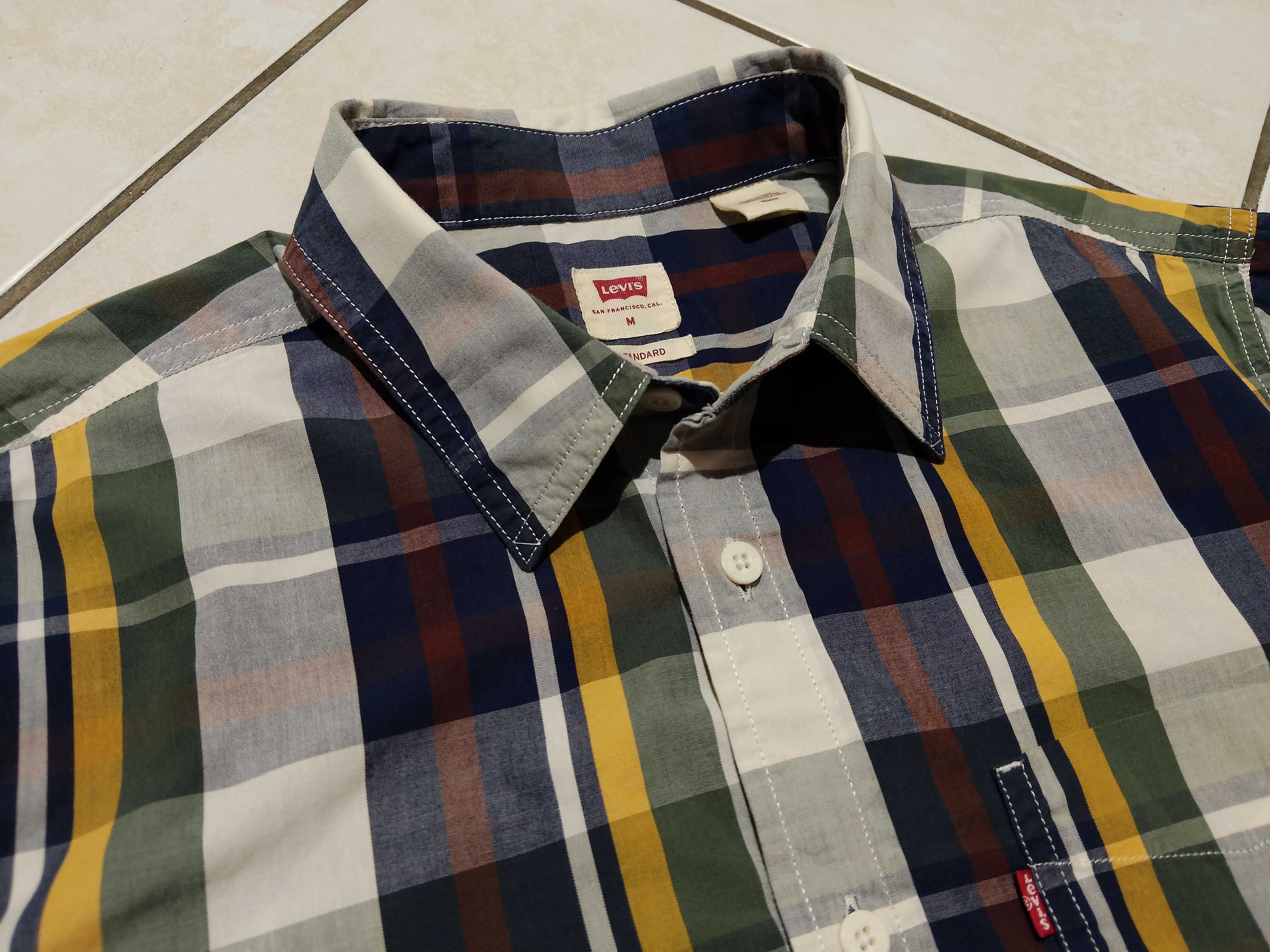 LEVIS - NOWA! z LOGO Koszula Męska rozmiar M