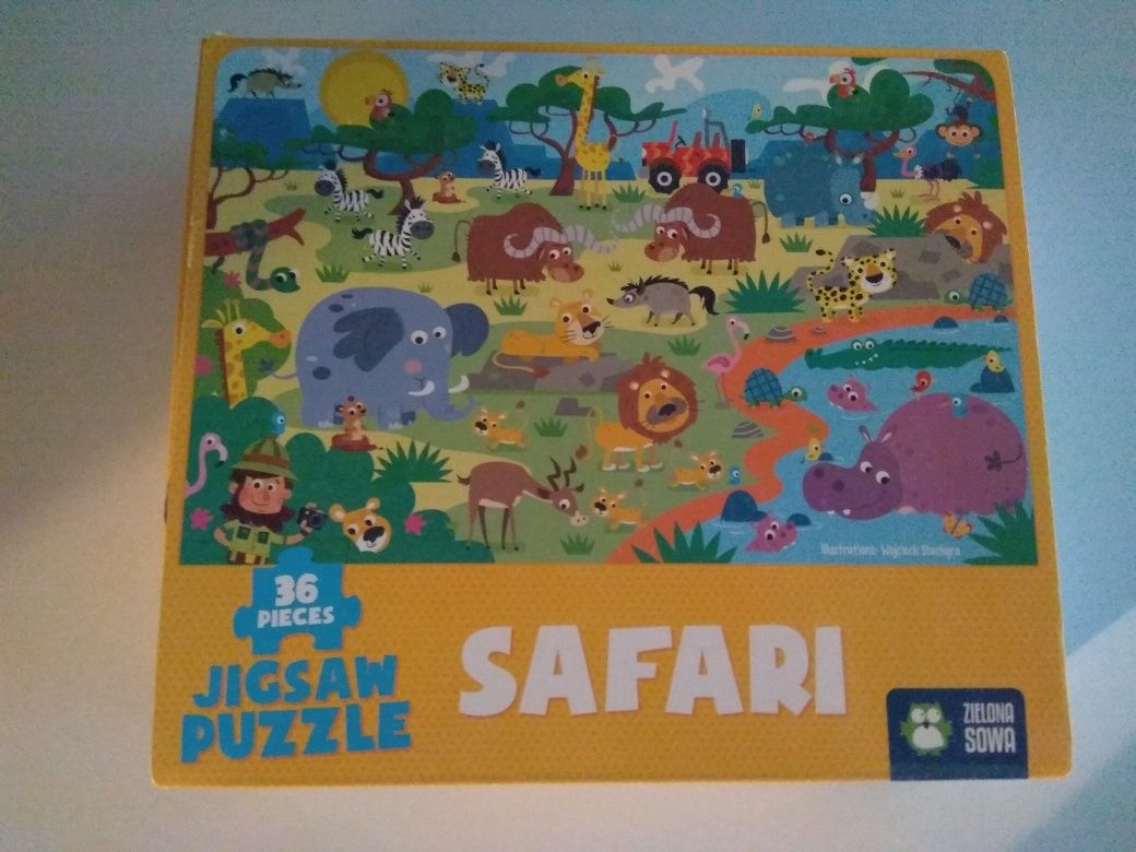 Puzzle Safari 36 elementów