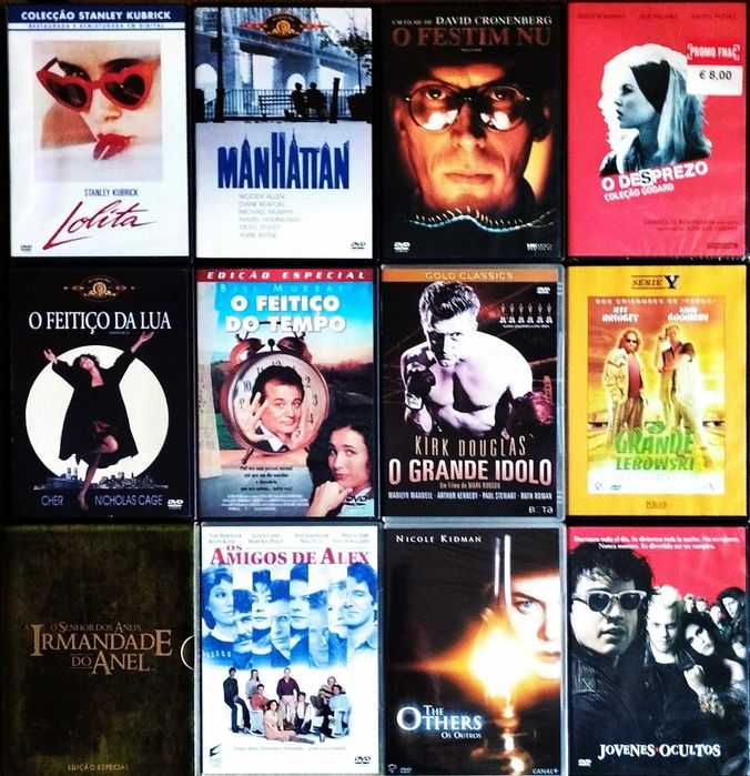 Filmes DVD Originais (lote 8 - Atualizado)
