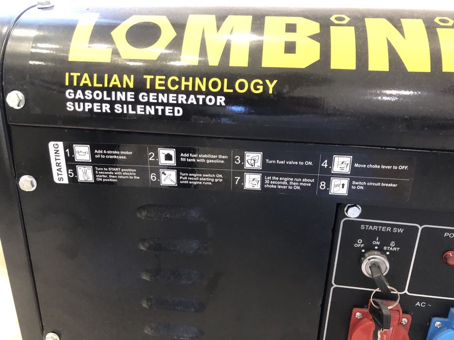 Продам генератор Lombini MH5500 3 Квт