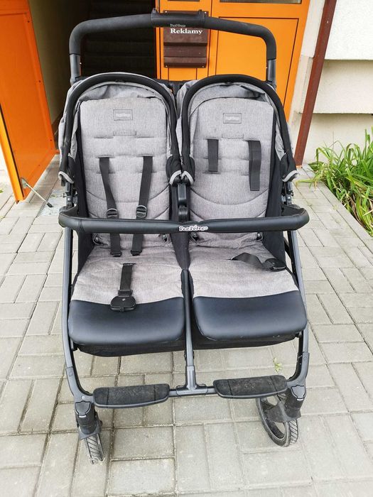Wózek podwójny, bliźniaczy , stan bardzo dobry, PegPerego