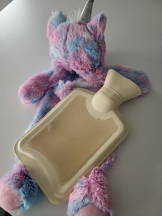 Peluche Novo Unicórnio Saco de Água Quente