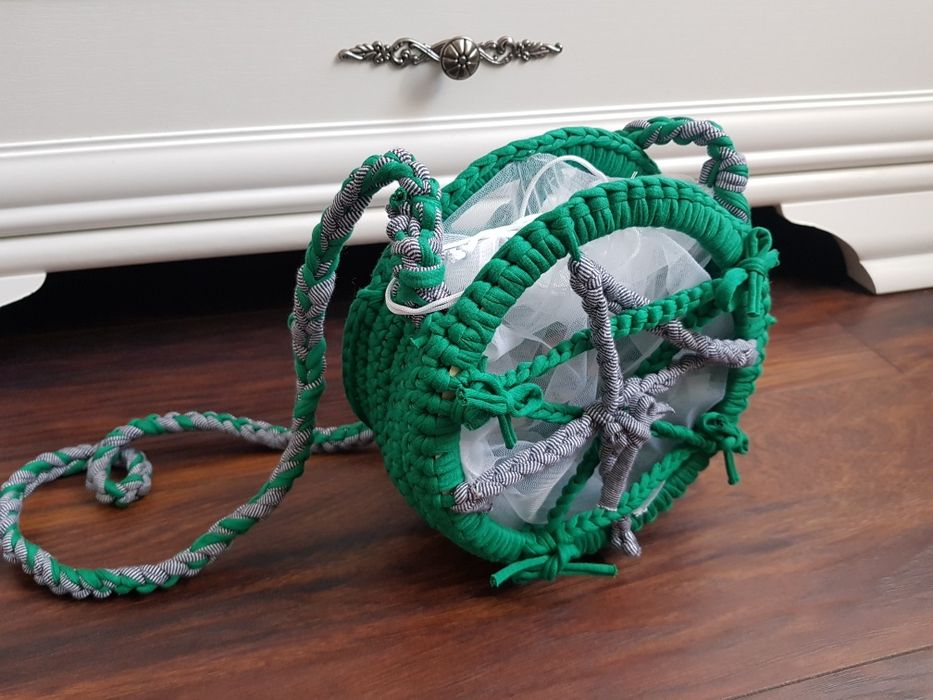 Torebka handmade boho ze sznurka