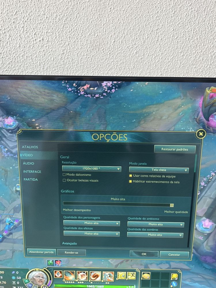 Pc gamer gtx 1650 roda league of legendes muito bem